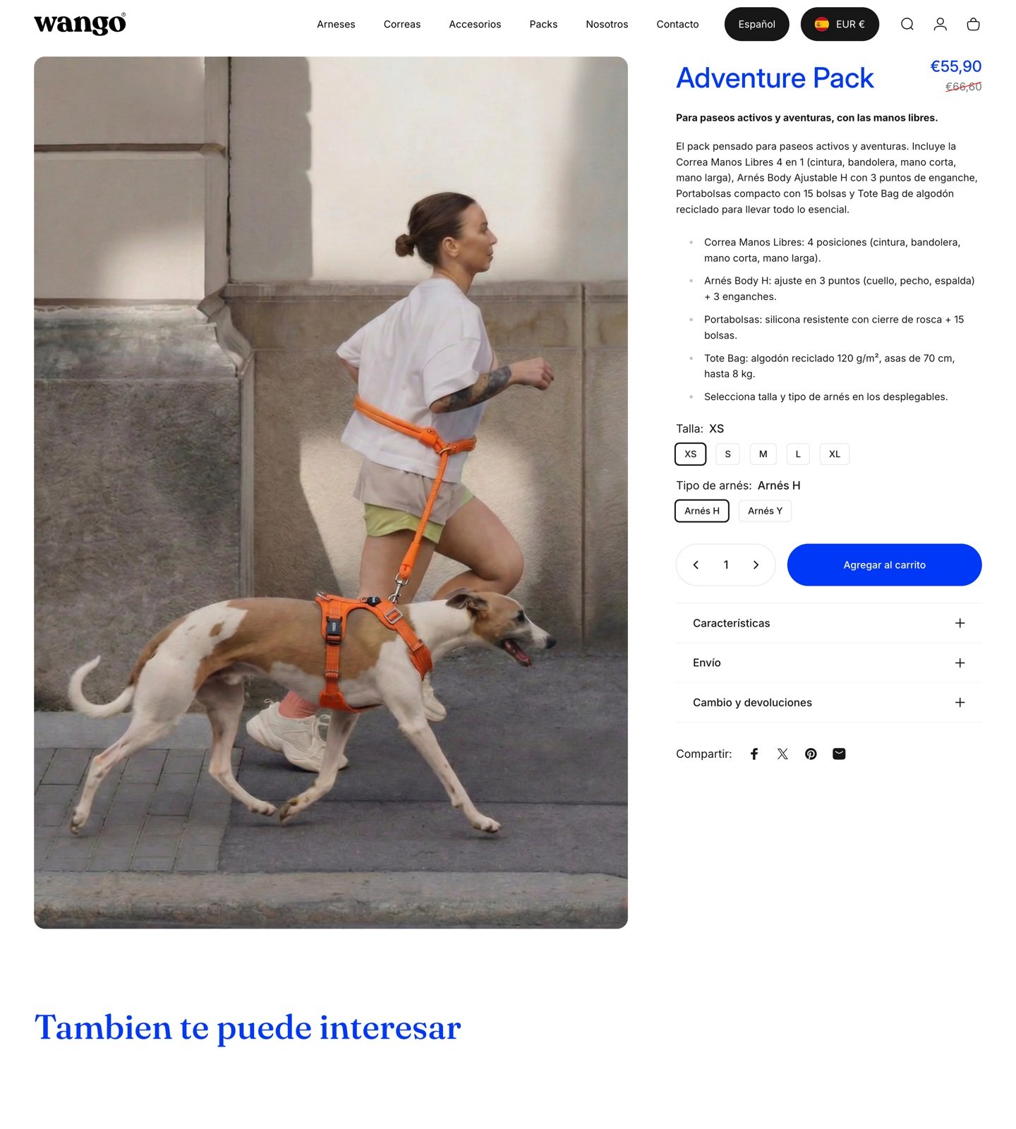 Ficha de producto premium